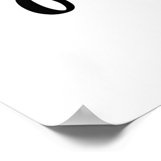 ベビー外は寒い ポスター (角)