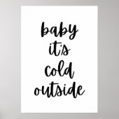 ベビー外は寒い ポスター (正面)