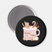 ベビー外は寒い マグネット (正面/裏面)