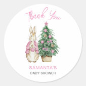 ベビー外は寒い ラウンドシール (正面)