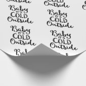 ベビー外は寒い ラッピングペーパー (角)