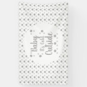 ベビー外は寒い 横断幕 (縦)