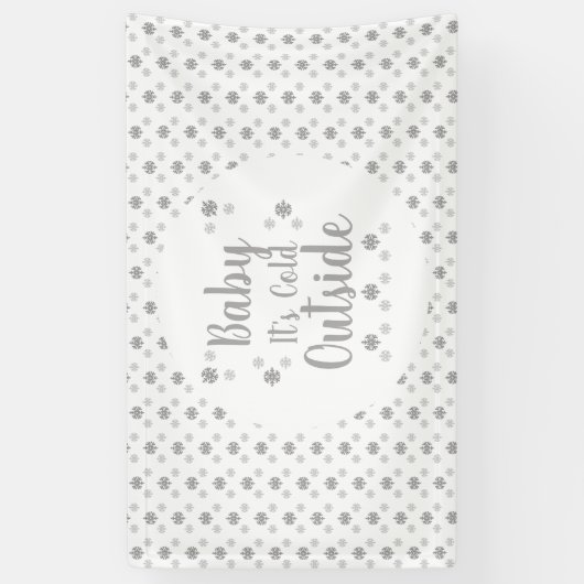 ベビー外は寒い 横断幕 (縦)