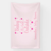 ベビー外は寒い 横断幕 (縦)