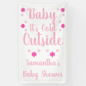 ベビー外は寒い 横断幕 (縦)