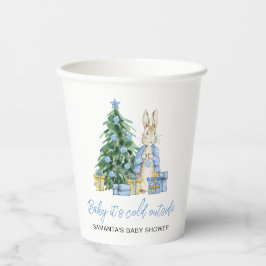 ベビー外は寒い 紙コップ