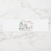 ベビー外は寒い。赤ちゃんシャワー ペットボトルラベル (シングルラベル)