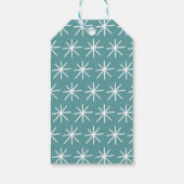 ベビー外は寒い |黒板 |ほこりっぽい青 ギフトタグ (裏面)