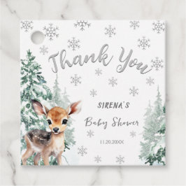 ベビー外は寒い | Fawn Winter Baby Shower フェイバータグ