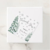 ベビー外は寒い | Snow Winter Baby Shower フェイバータグ (インサイチュ)