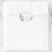 ベビー外は寒い | Snow Winter Baby Shower ラウンドシール (バッグ)