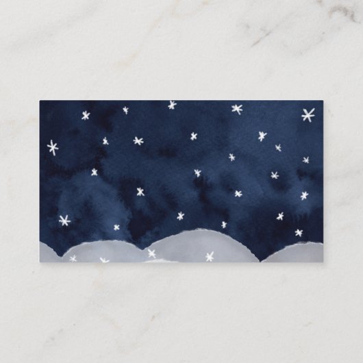 ベビー外は寒お洒落い エンクロージャーカード (裏面)