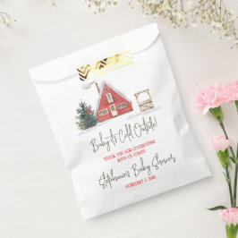 ベビー外は寒く、冬をテーマにした赤ちゃんシャワー フェイバーバッグ