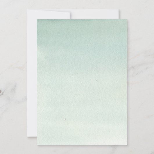 ベビー外は寒男女兼用い 招待状 (裏面)