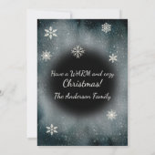 ベビー外ペンギンは寒い シーズンカード (裏面)