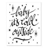 ベビー外側のゴム印は冷たい ラバースタンプ (インプリント)