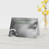 ベビー夢 カード (黄色い花)