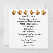 ベビー大切アニマルテーマ-招待状 招待状 (裏面)