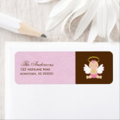 ベビー大切ガール《キリスト教》洗礼式や命名式 ラベル (インサイチュ)