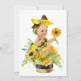 ベビー大切シャワー又は誕生日招待状 招待状