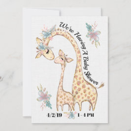 ベビー大切シャワー招待状 招待状