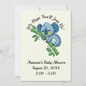 ベビー大切シャワー招待状 招待状 (正面)