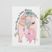 ベビー大切シャワー招待状 招待状 (スタンド正面)