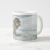 ベビー大切シール ジャンボコーヒーマグカップ (正面右)