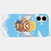 ベビー大天使ミカエル かわいいiPhone 16ケース Case-Mate iPhoneケース (裏面 (横))