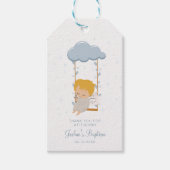 ベビー天使バプテスマありがとう ギフトタグ (正面)