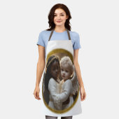 ベビー天使 エプロン (着用した状態)