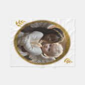 ベビー天使 フリースブランケット (正面(横))