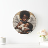 ベビー天使 ラージ壁時計 (ホーム)