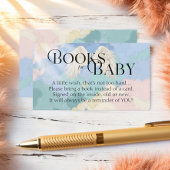 ベビー天国用の書籍パステルベビーシャワー送信 エンクロージャーカード