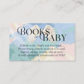 ベビー天国用の書籍パステルベビーシャワー送信 エンクロージャーカード (正面)