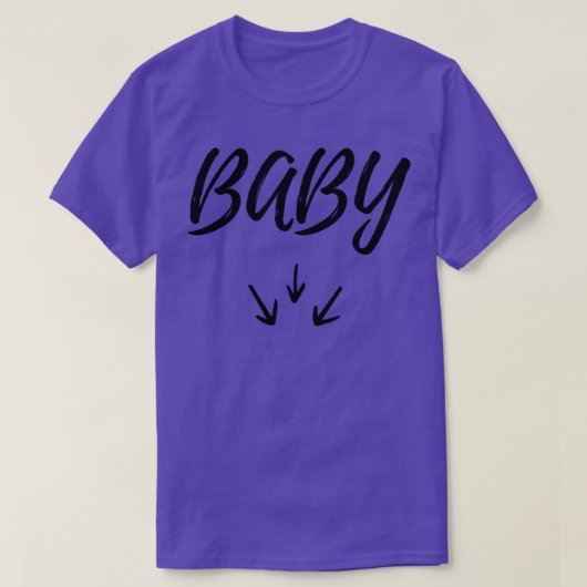 ベビー妊娠告知3 Tシャツ (デザイン正面)