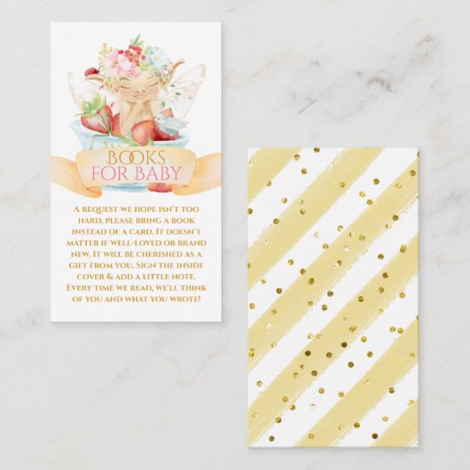 ベビー妖精とベビーカード用いちご本 名刺 (正面/裏面)