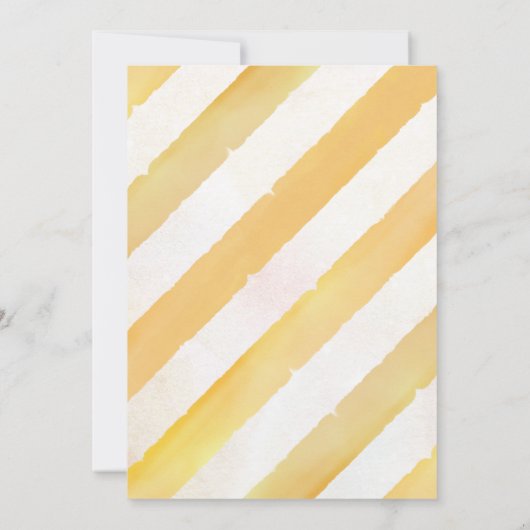 ベビー妖精と鳥おむつラッフルサイン 招待状 (裏面)