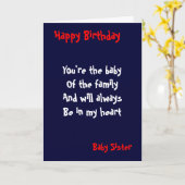 ベビー姉妹誕生日 カード (黄色い花)