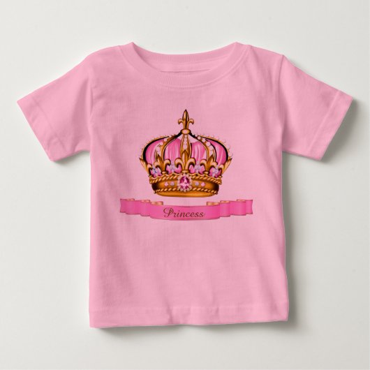 ベビー姫プリンセス ベビーTシャツ (正面)