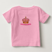 ベビー姫プリンセス ベビーTシャツ (裏面)