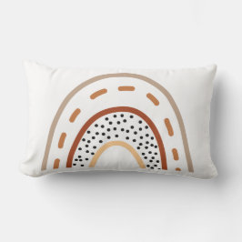 ベビー子供部屋ボホレインボークッションイン自然カラー ランバークッション