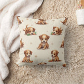 ベビー子犬ピロークッション クッション (ブランケット)