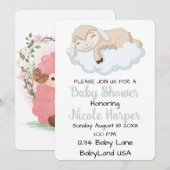 ベビー子羊が雲に眠る シーズンカード (正面/裏面)