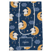 ベビー子羊のムーンパターン名 ミディアムペーパーバッグ (裏面)