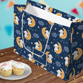 ベビー子羊のムーンパターン名 ラージペーパーバッグ