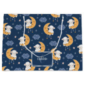 ベビー子羊のムーンパターン名 ラージペーパーバッグ (正面)