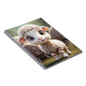 ベビー子羊の田舎の農場のフィールド ノートブック (右側)