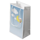 ベビー子羊、月と雲 スモールペーパーバッグ (裏面アングル)