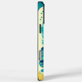 ベビー孔雀デザイン付名前をカスタムする Case-Mate iPhoneケース (裏面 / 右)